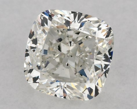 GIA 1.00 Carat K-SI1 Good Cut Cushion Modified Diamond